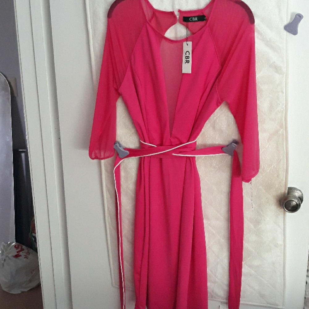 Hot Pink Hot Dress!
